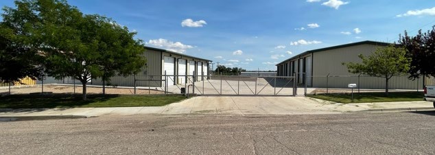 Gated entrance to the Pueblo Storage facility